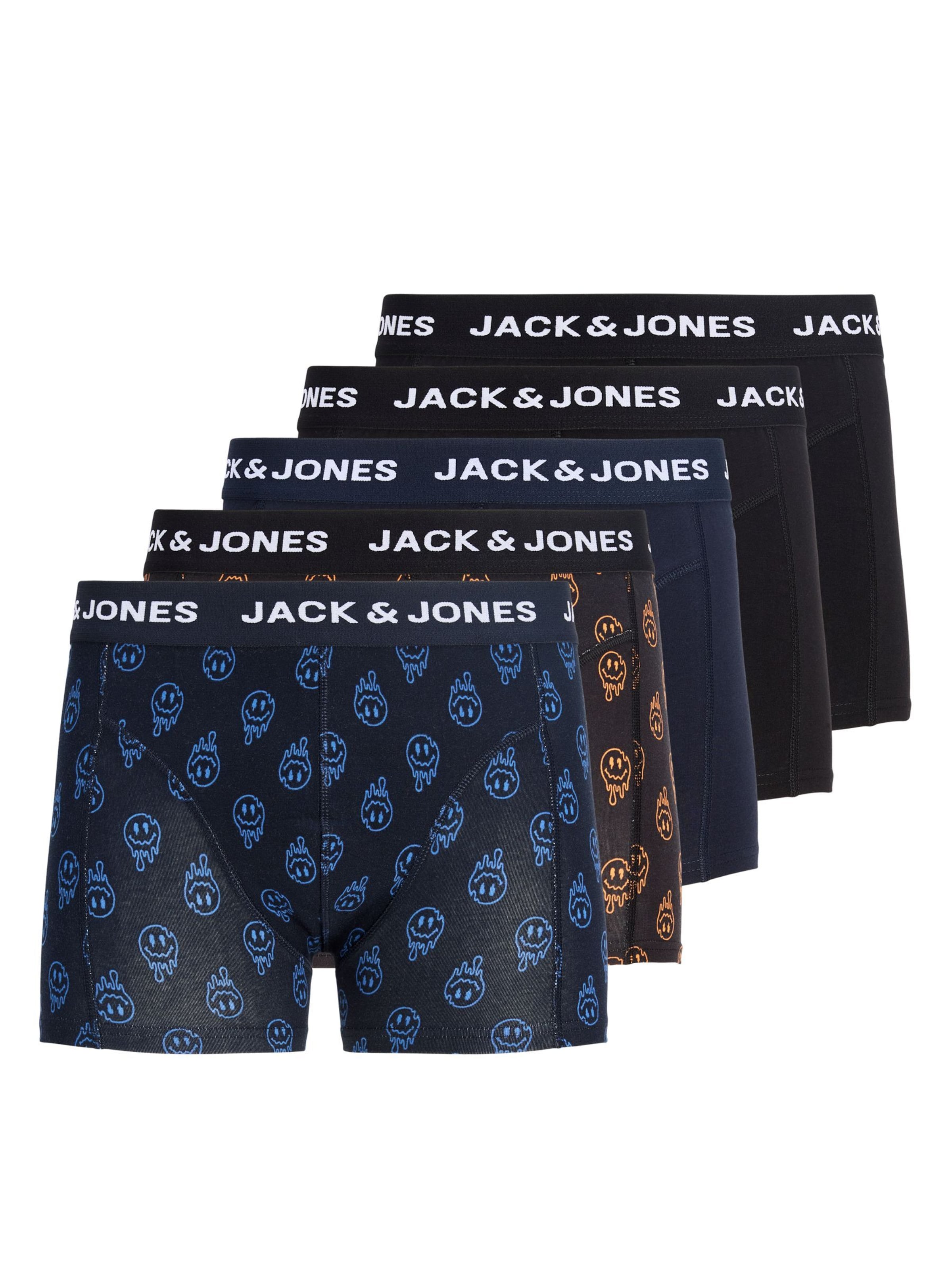 JACK & JONES Boxer shorts in M in Blue / Orange / Black / White, Item view