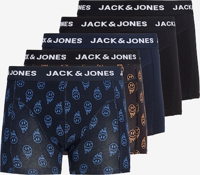 JACK & JONES Boxershorts in M in blau / orange / schwarz / weiß, Produktansicht