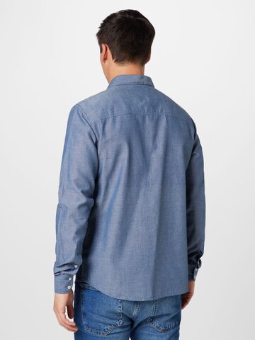 MEXX Regular fit Button Up Shirt in Blue