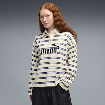 PUMA Poloshirt 'Essentials Elevated No.1' in Gelb: Vorderseite