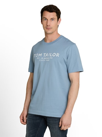 TOM TAILOR Shirt in Blauw: voorkant