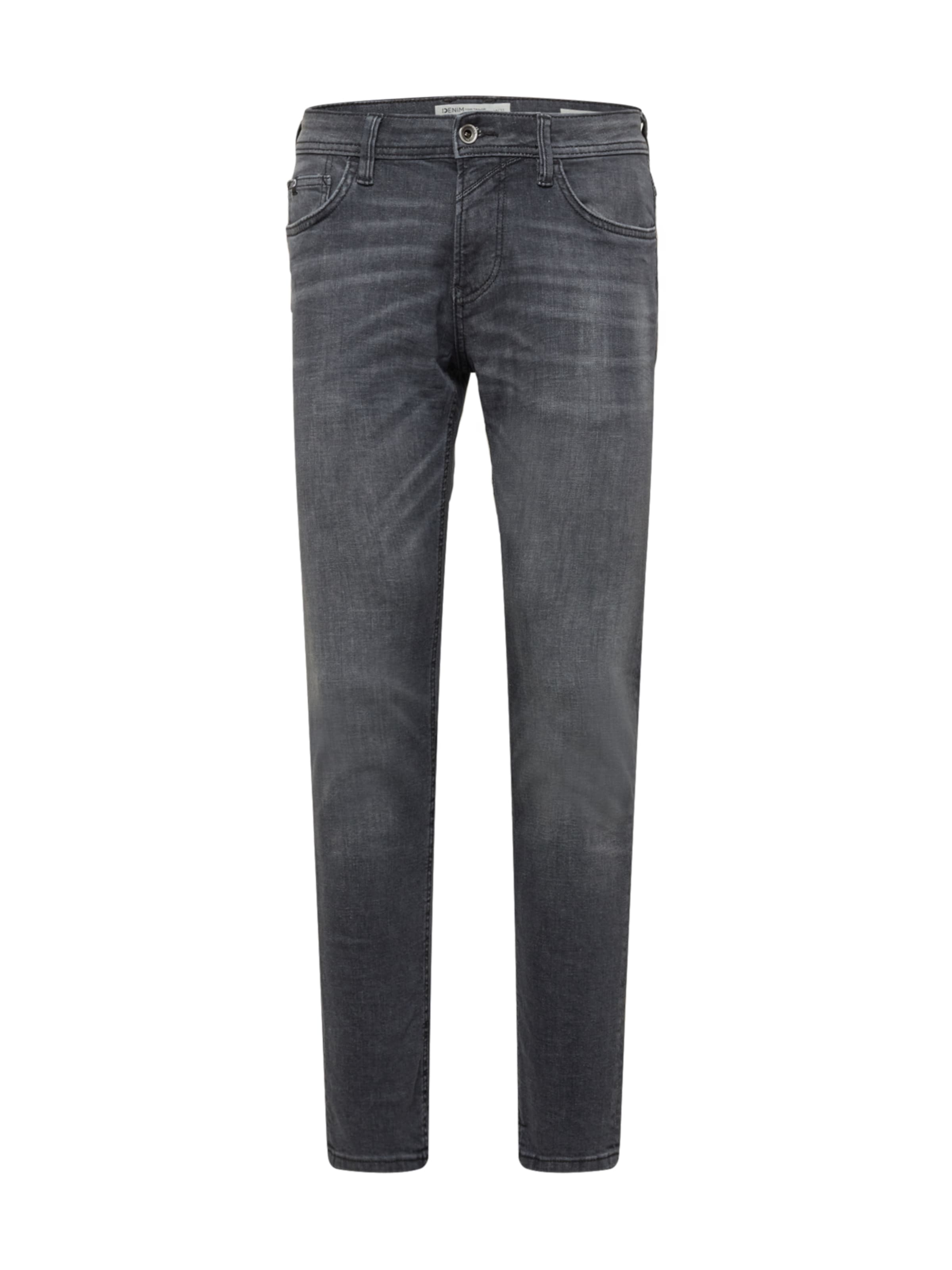 TOM TAILOR DENIM Slimfit Jeans 'Piers' in Grijs: voorkant