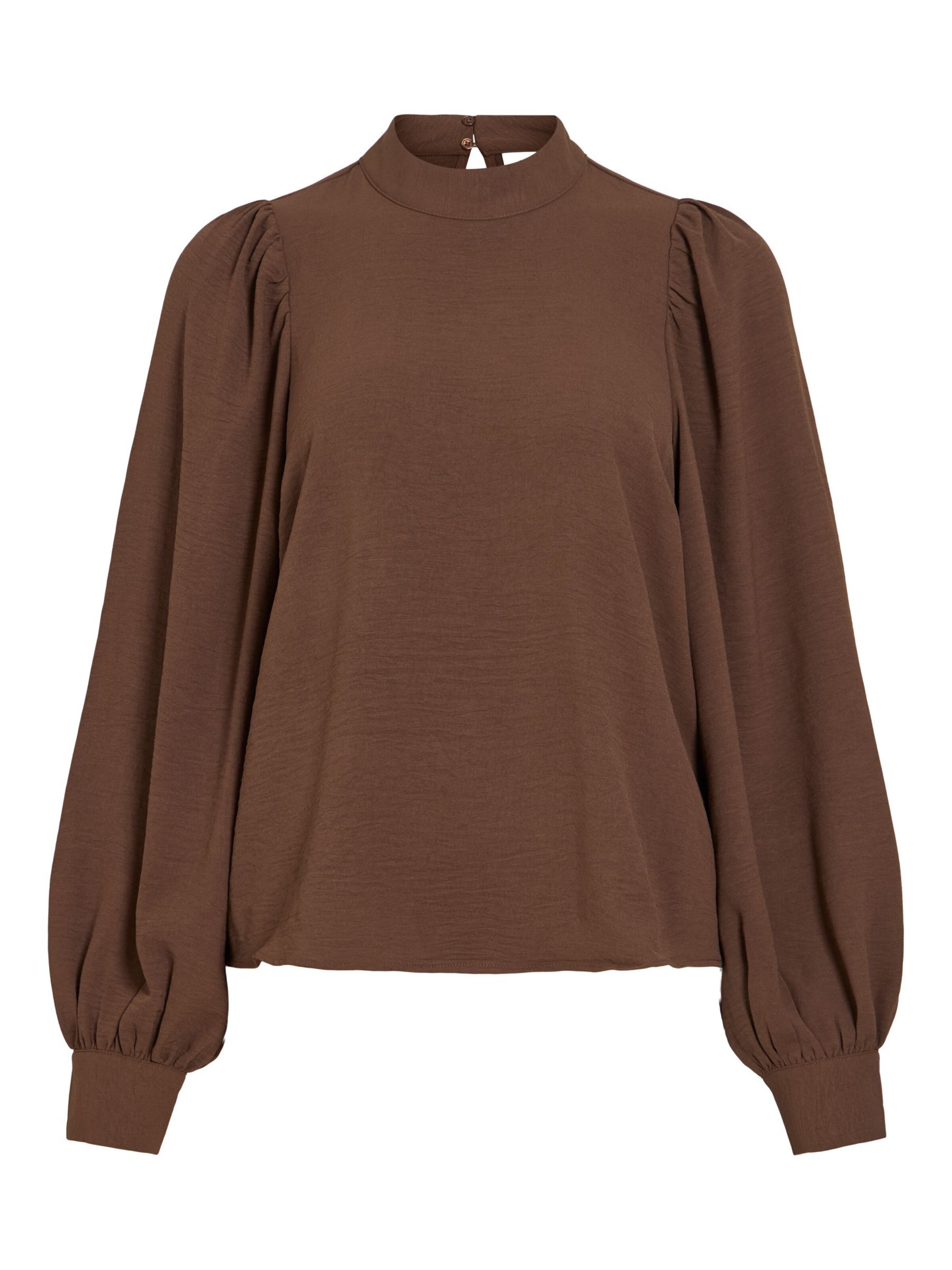 VILA Bluse 'PALLAS' i brun: forside