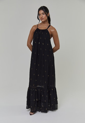 South Beach Dress in Black: front