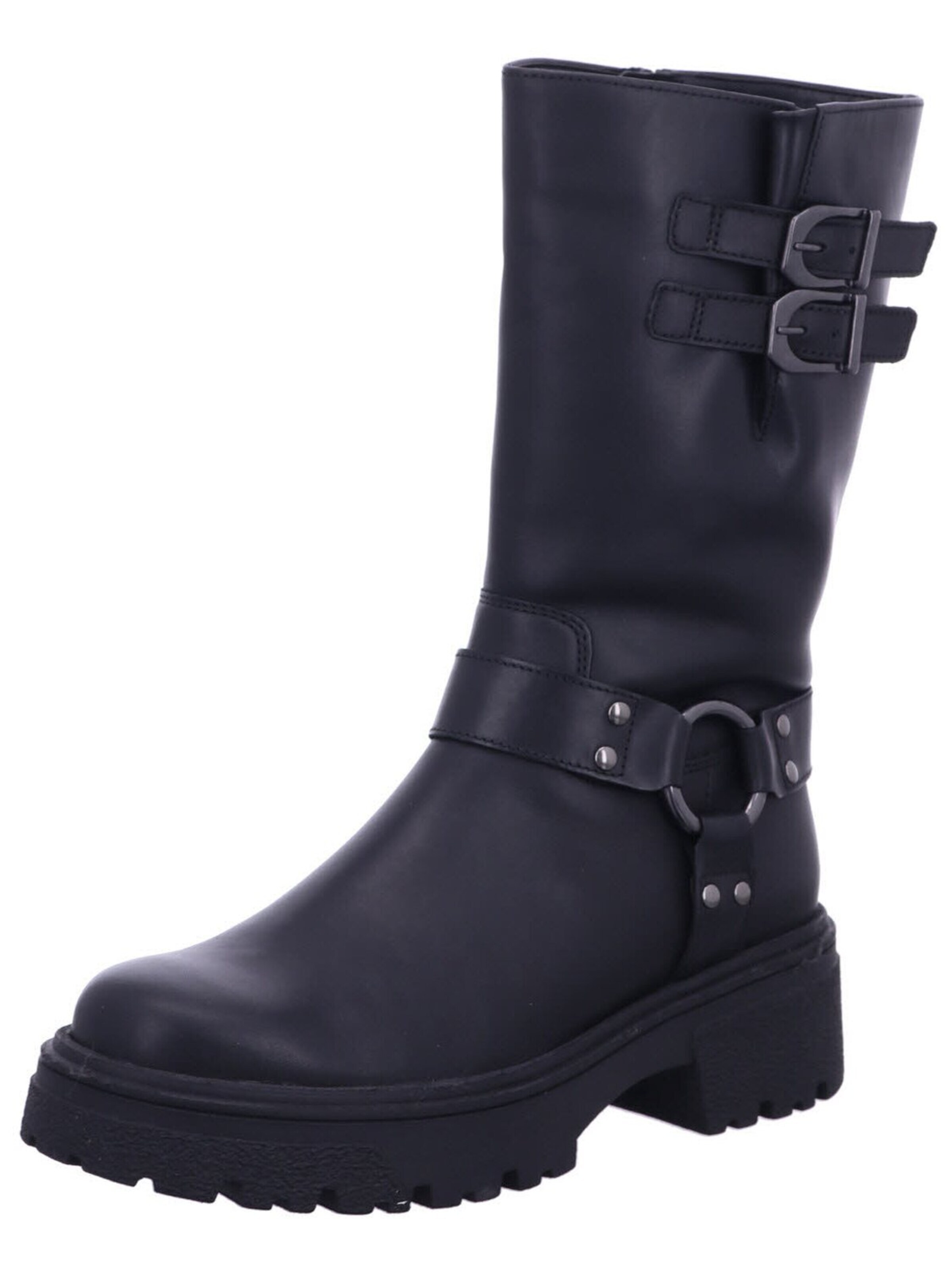 GABOR Boots 'Stiefel Damen 51.762 27 Echtleder in schwarz' in 38 in de kleur Zwart, Productweergave