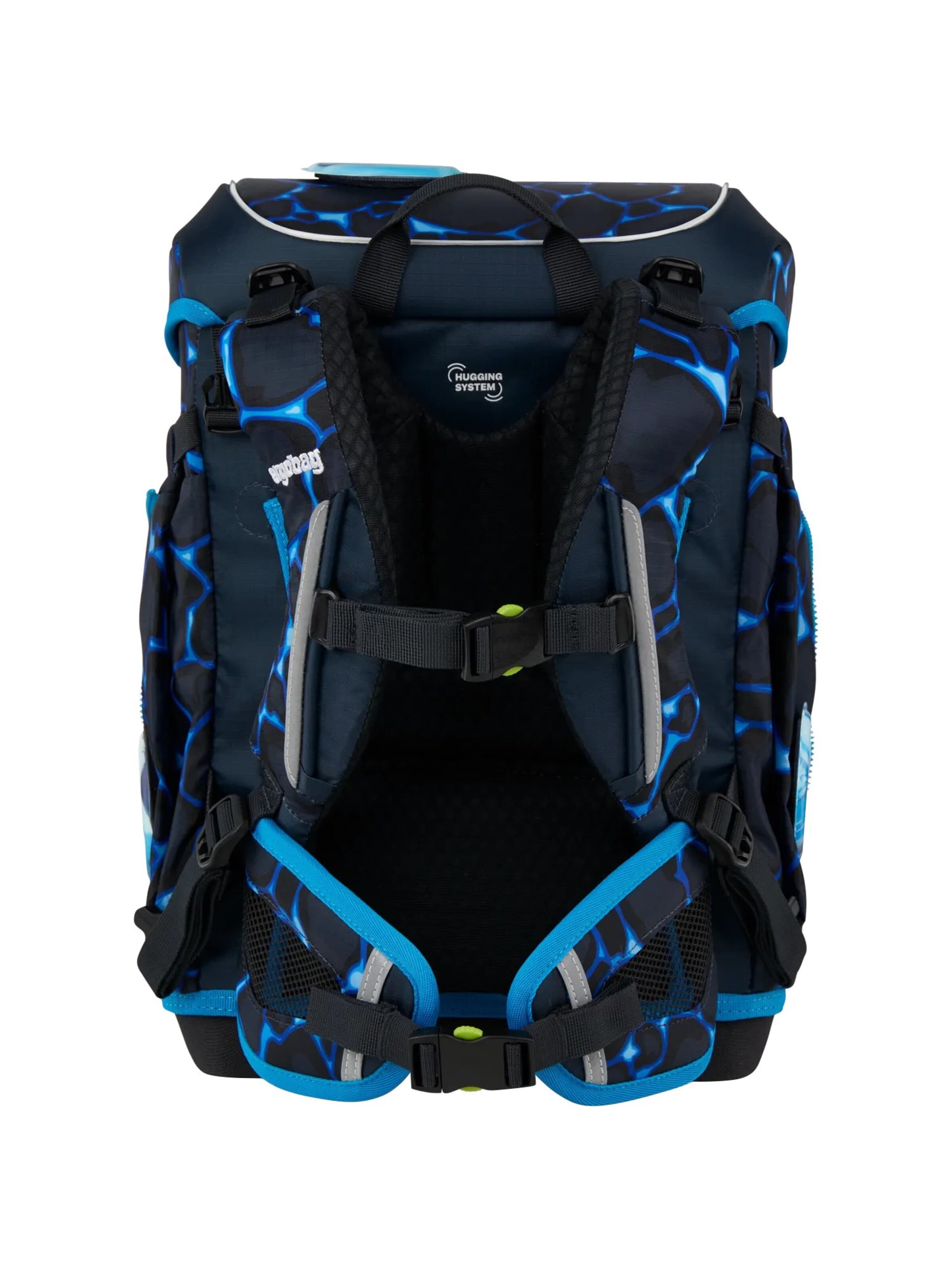 ergobag Backpack 'Schulranzen-Set cubo light Set' in Blue