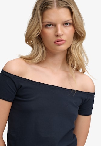 Superdry & Co Top 'Bardot' in Blauw