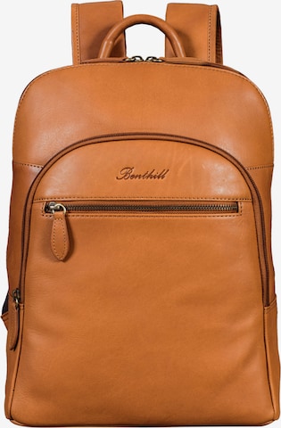 Benthill Rucksack in Braun: Vorderseite