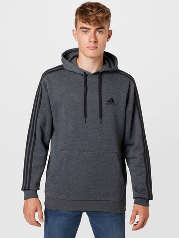 ADIDAS SPORTSWEAR Sportsweatshirt 'Essentials' in Grau: predná strana