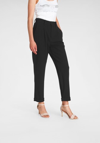 MAC Regular Pleat-Front Pants in Black