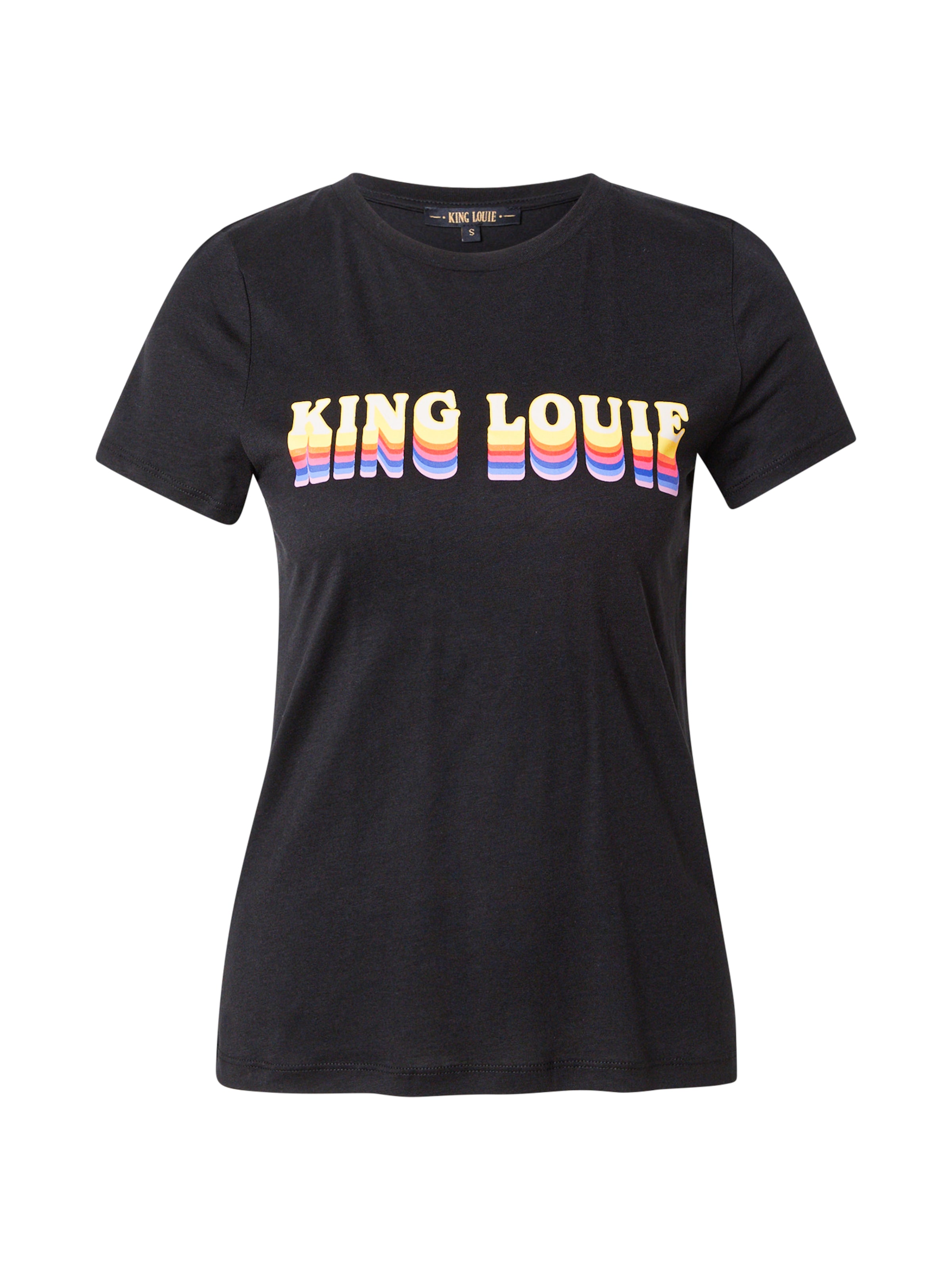 King Louie T-Shirt in Schwarz: Vorderseite
