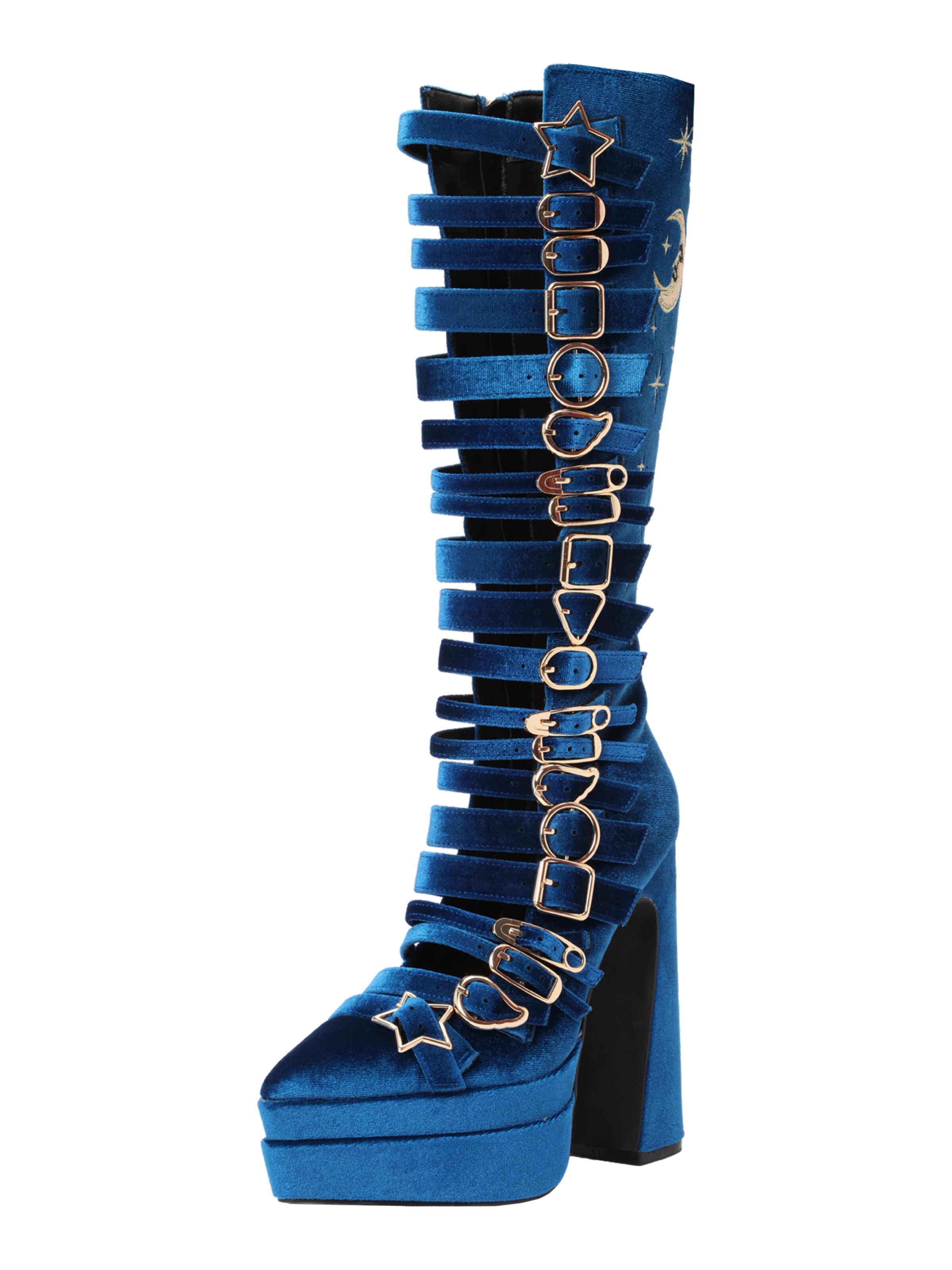 Koi Footwear Μπότες 'Cyberspace Celestial' σε μπλε: μπροστά