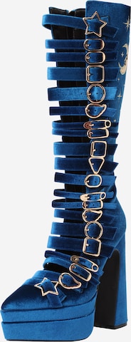 Koi FootwearČizme 'Cyberspace Celestial' - plava boja: prednji dio