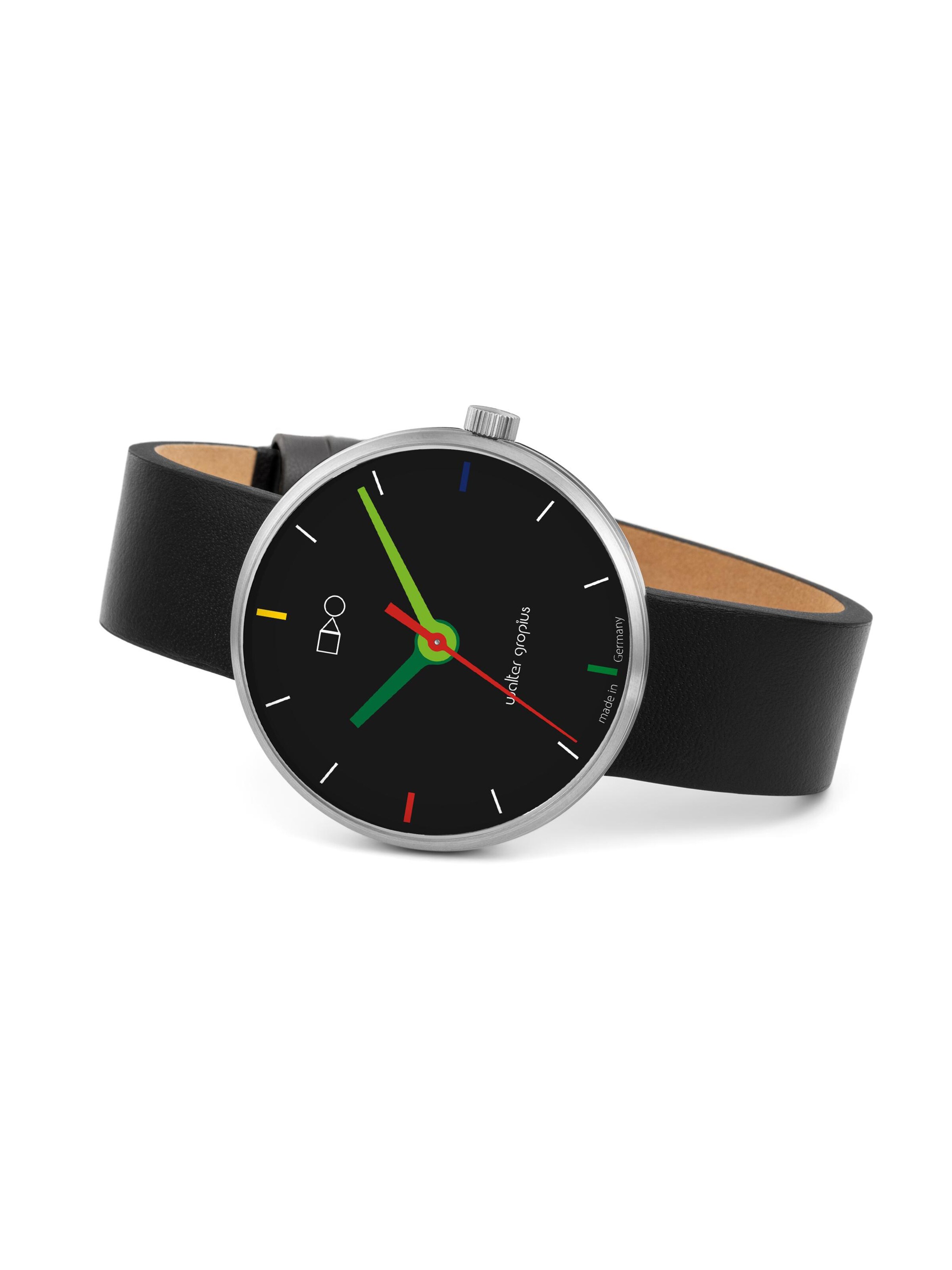 WALTER GROPIUS Analog Watch 'SIMPLEX' in Black