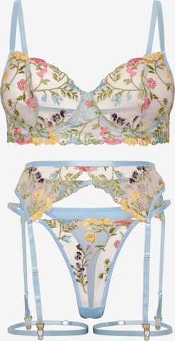 Orchibelle Underwear Sets in Blue: front