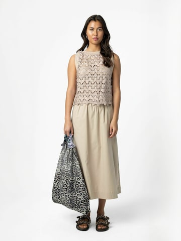 Haut ' Lace ' Coster Copenhagen en gris : devant