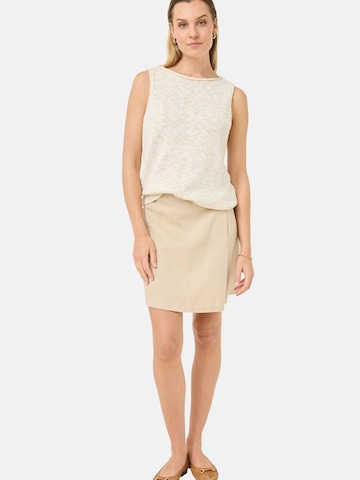 Tamaris Gebreide top in Beige