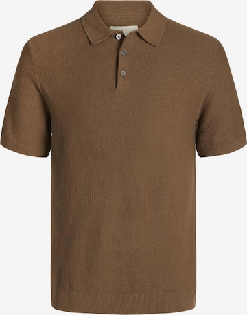 JACK & JONES Shirt in Brown: front