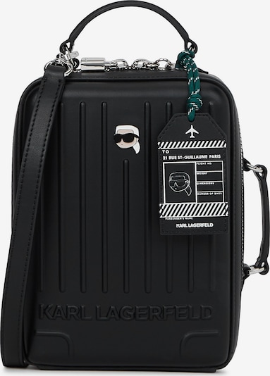 Karl Lagerfeld Torba preko ramena u crna / bijela, Pregled proizvoda
