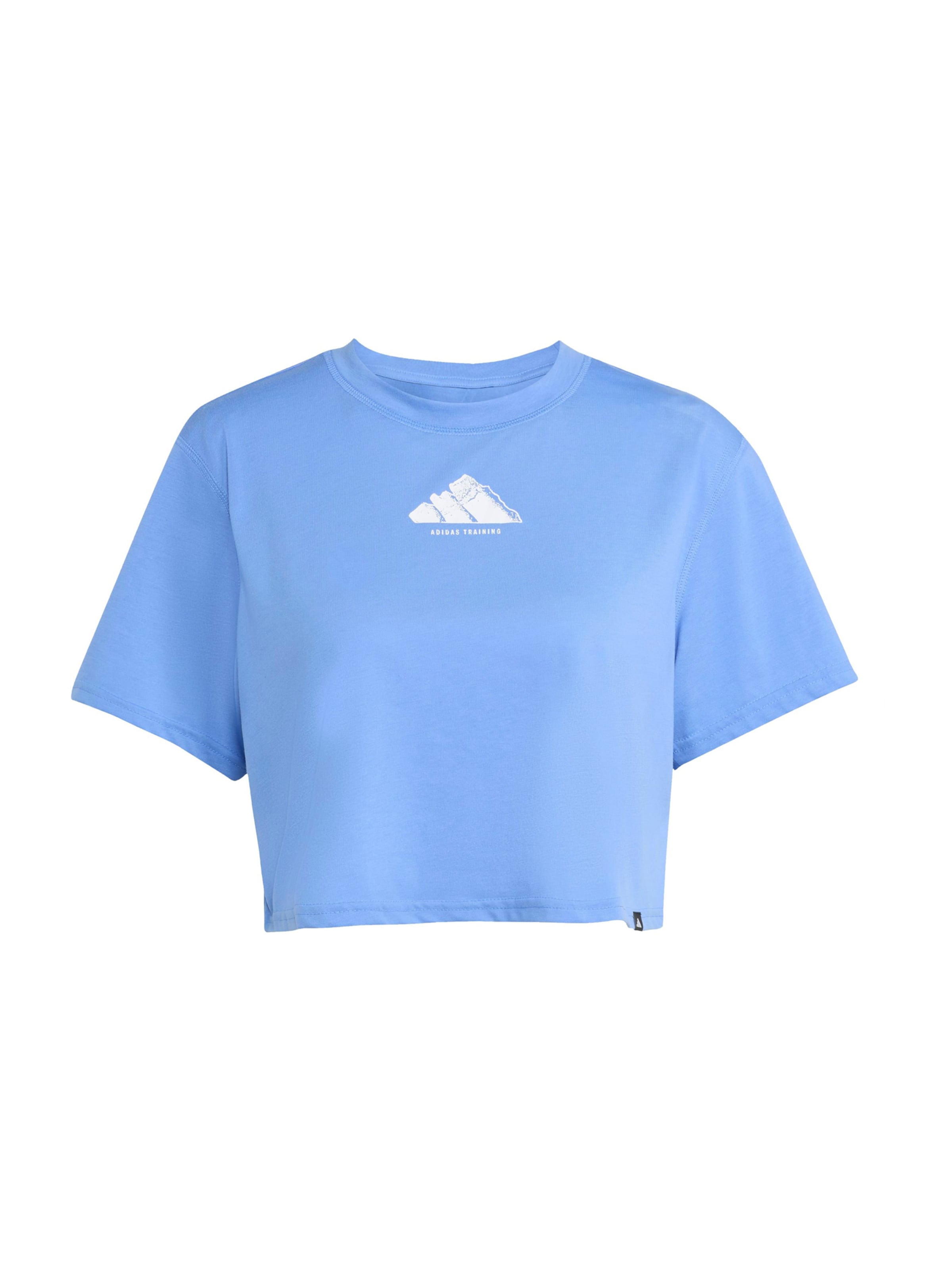 ADIDAS PERFORMANCE Funktionsshirt in Blau: Vorderseite