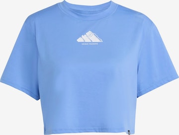 ADIDAS PERFORMANCE Funktionsshirt in Blau: Vorderseite