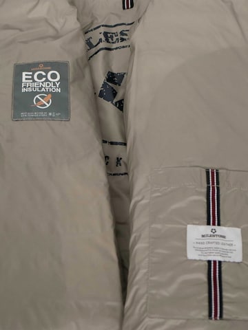 MILESTONE Übergangsjacke 'MSMalik'‌‌‌ in Silber