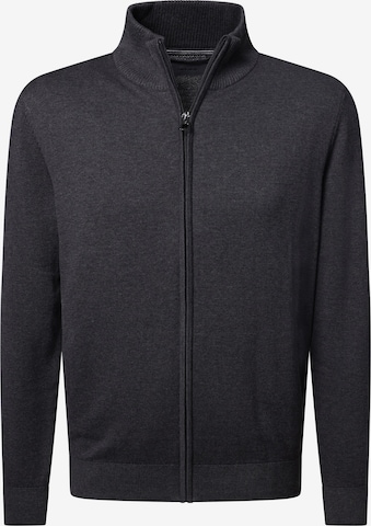 PIERRE CARDIN Knit cardigan in Grey: front