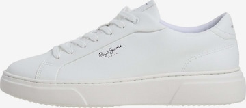 Sneaker bassa di Pepe Jeans in bianco: frontale