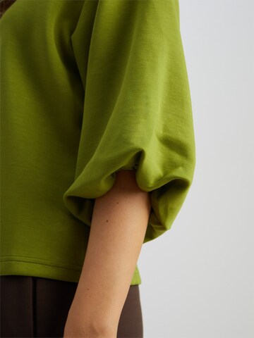 Peppercorn Sweatshirt 'Rikke' i grøn