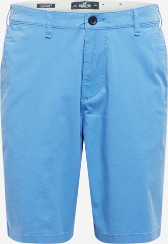 Regular Pantalon chino HOLLISTER en bleu : devant