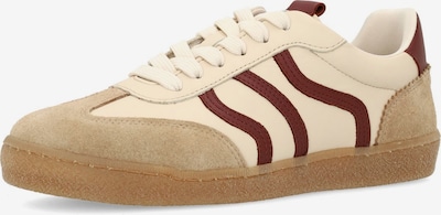MANFIELD Sneaker in beige / bordeaux, Produktansicht