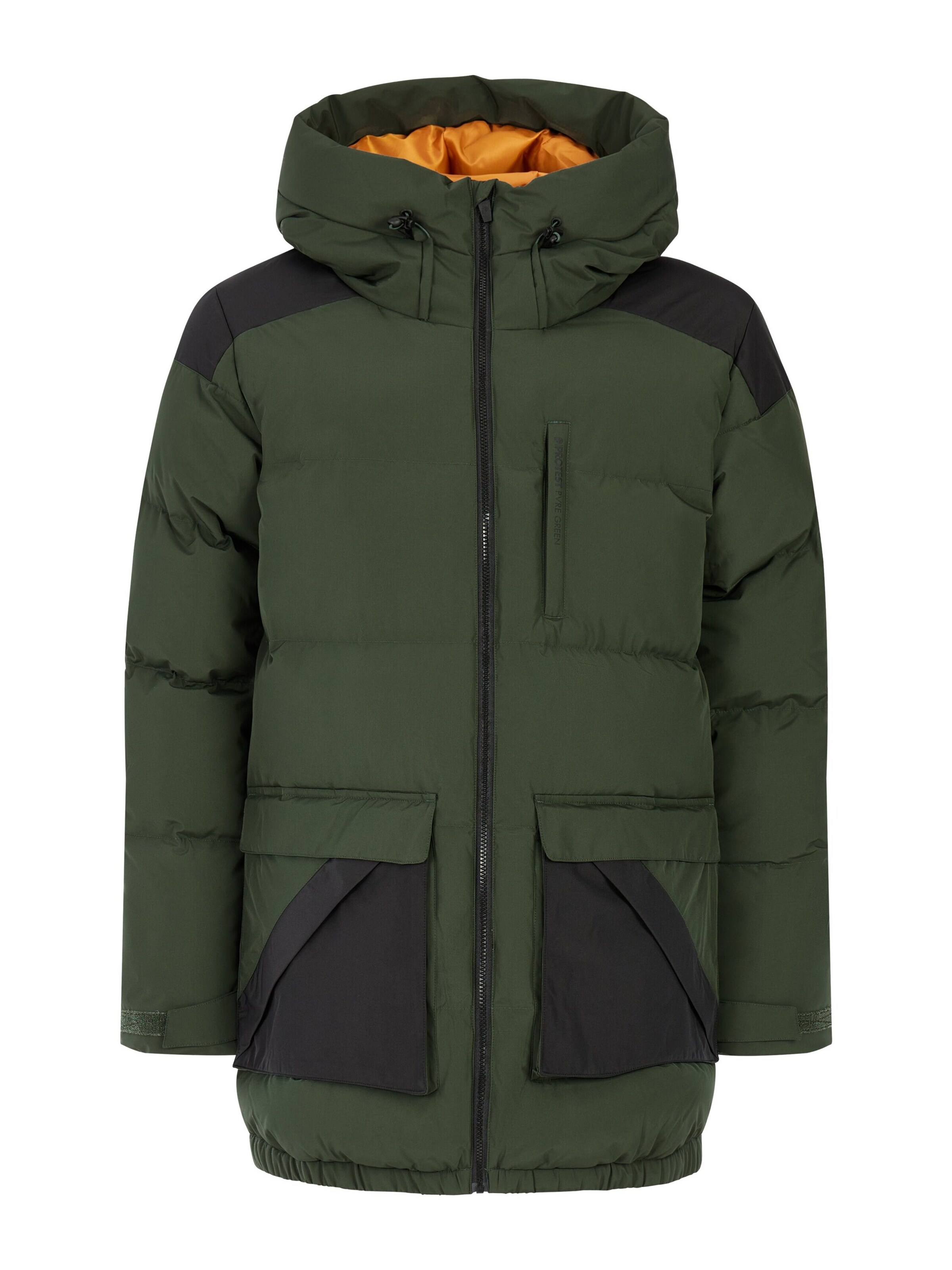 PROTEST Winter jacket 'PRTFollow' in Green: front