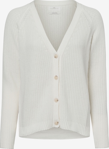 FYNCH-HATTON Gebreid vest in Wit: voorkant