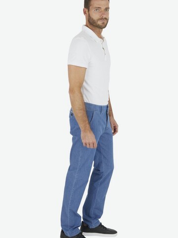 CLUB OF COMFORT Regular Chino Pants 'GARVEY' in Blue