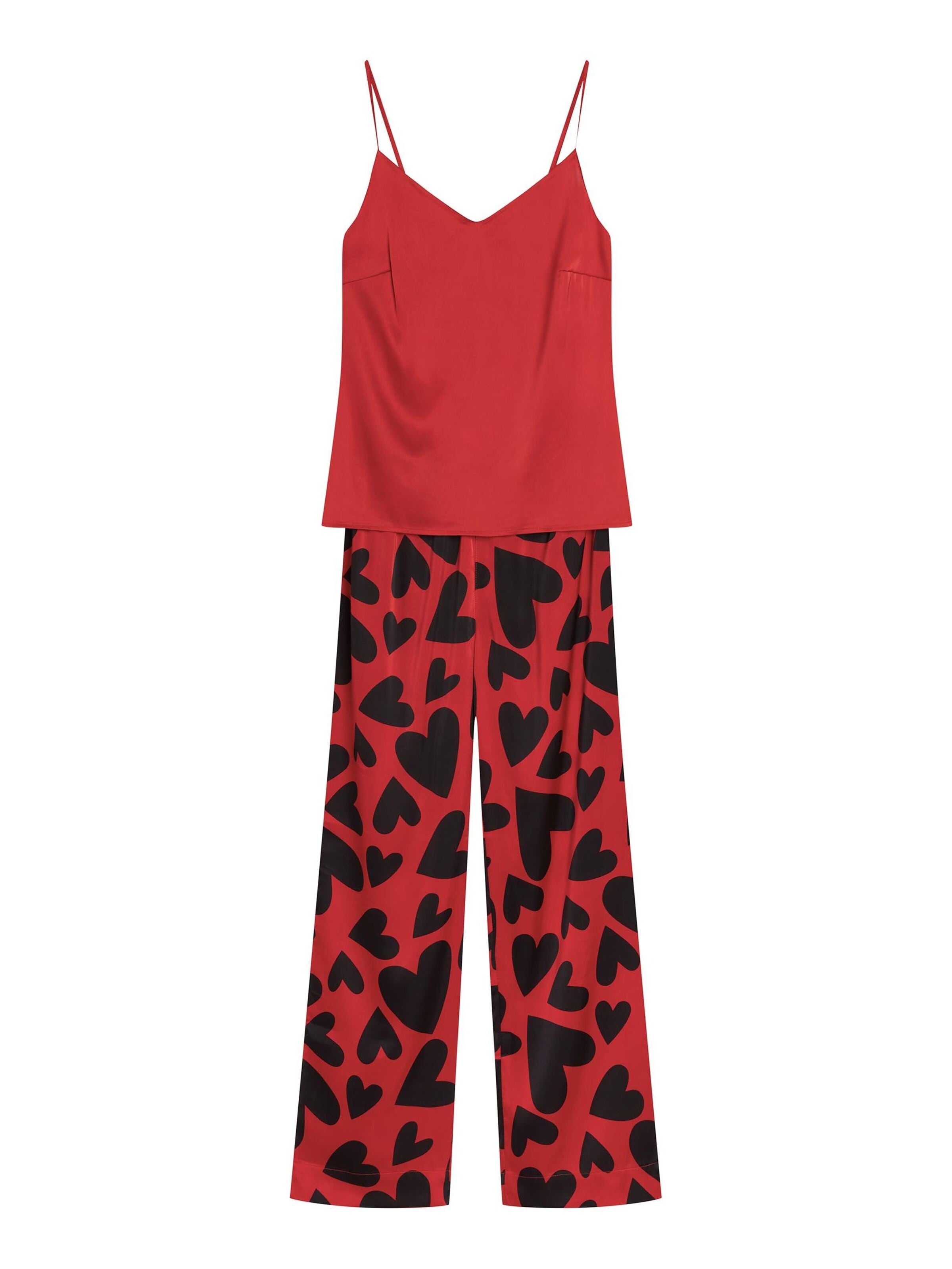 ESOTIQ Pyjama‌‌‌ in Rot: Vorderseite