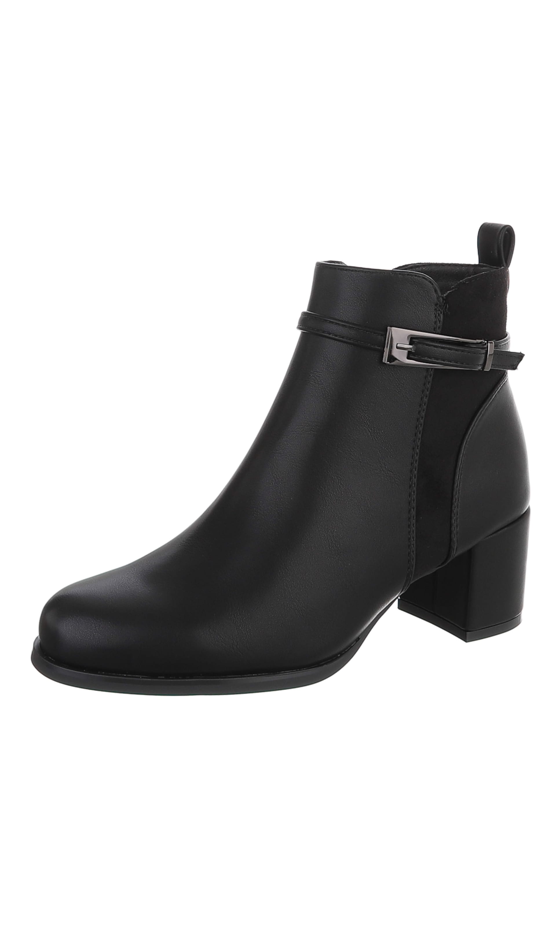 Ital-Design Stiefelette in 36 in schwarz, Produktansicht