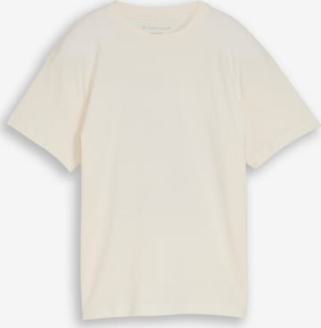 TOM TAILOR T-Shirt in Weiß: Vorderseite