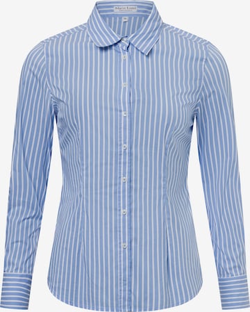 Marie Lund Bluse in Blau: Vorderseite