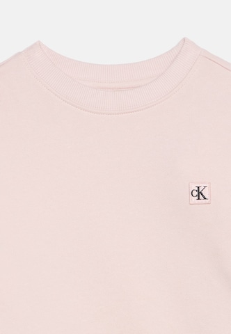 Calvin Klein Jeans - Sudadera en rosa: frente