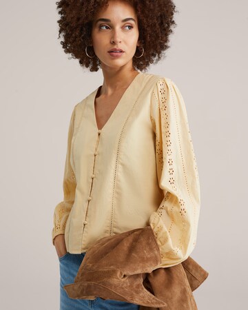 WE Fashion Bluzka w kolorze żółty