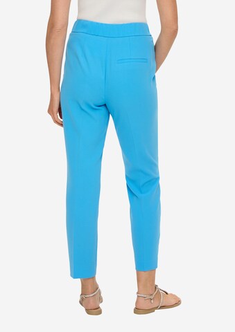 Effilé Pantalon à plis s.Oliver BLACK LABEL en bleu