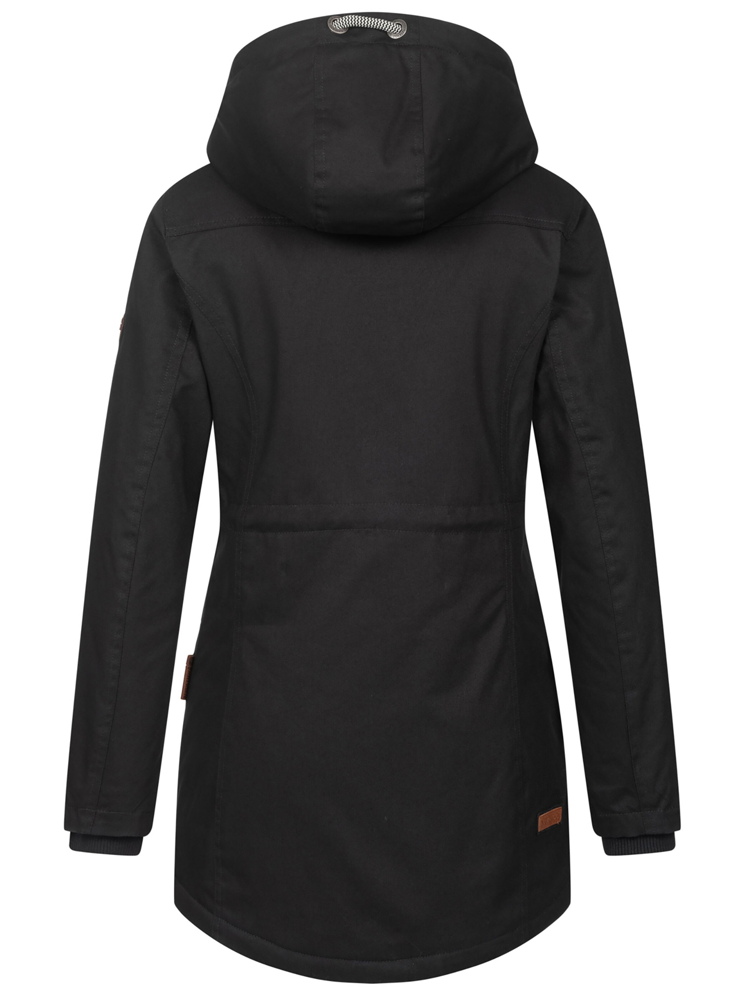 NAVAHOO Winterjacke 'Ireliaa' in Schwarz