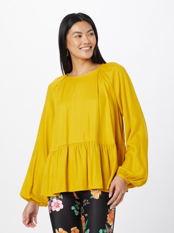 Camicia da donna di UNITED COLORS OF BENETTON in giallo: frontale