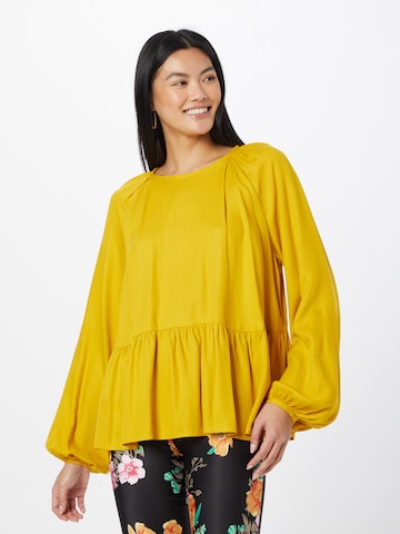 UNITED COLORS OF BENETTON Blouse in Geel: voorkant