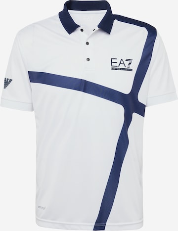 T-Shirt fonctionnel EA7 Emporio Armani en blanc : devant