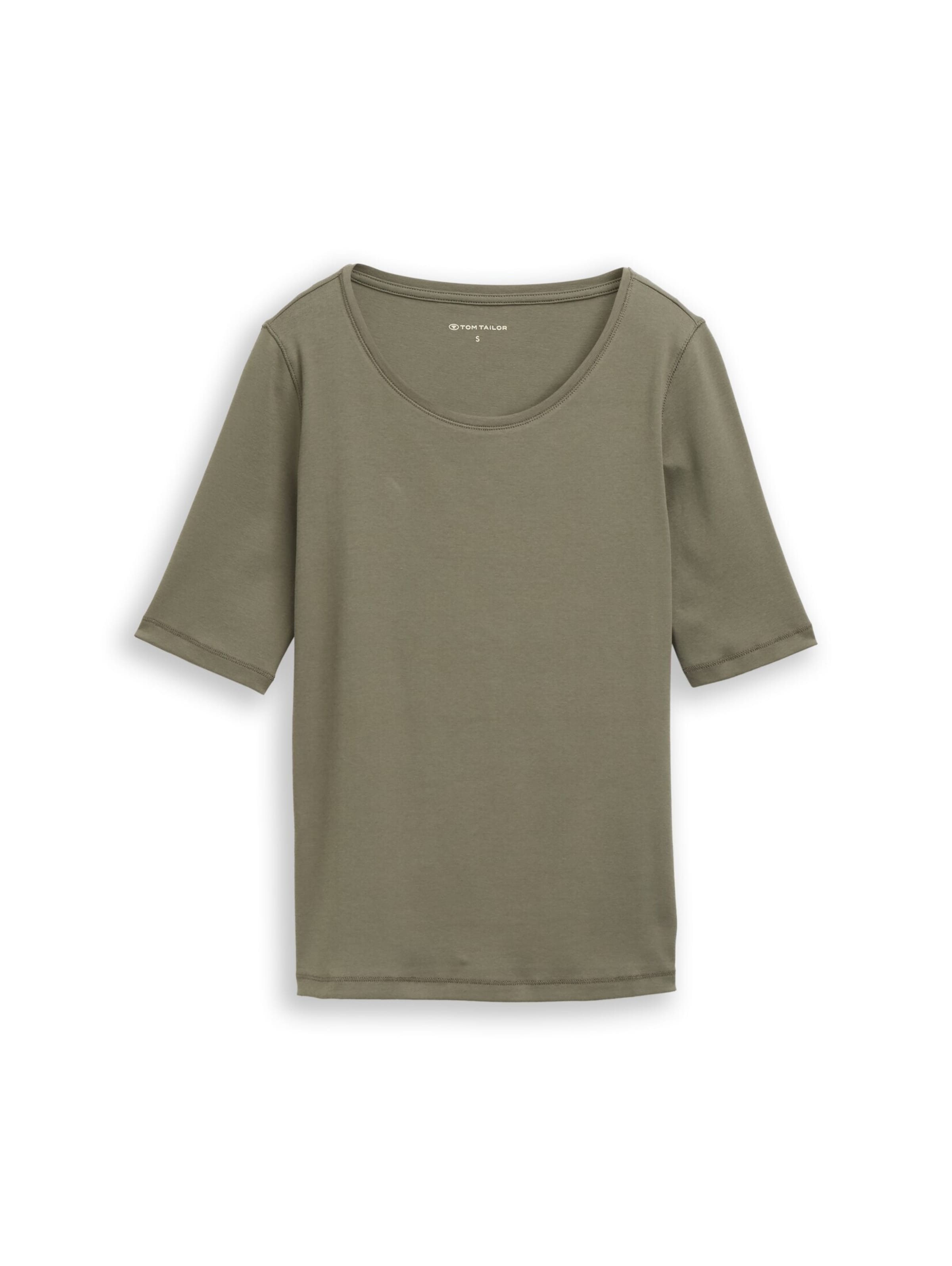 TOM TAILOR Shirt in Groen: voorkant