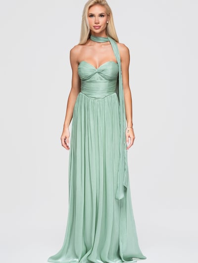 Ombre Abendkleid‌‌‌‌‌‌ in 36 in hellgrün, Produktansicht