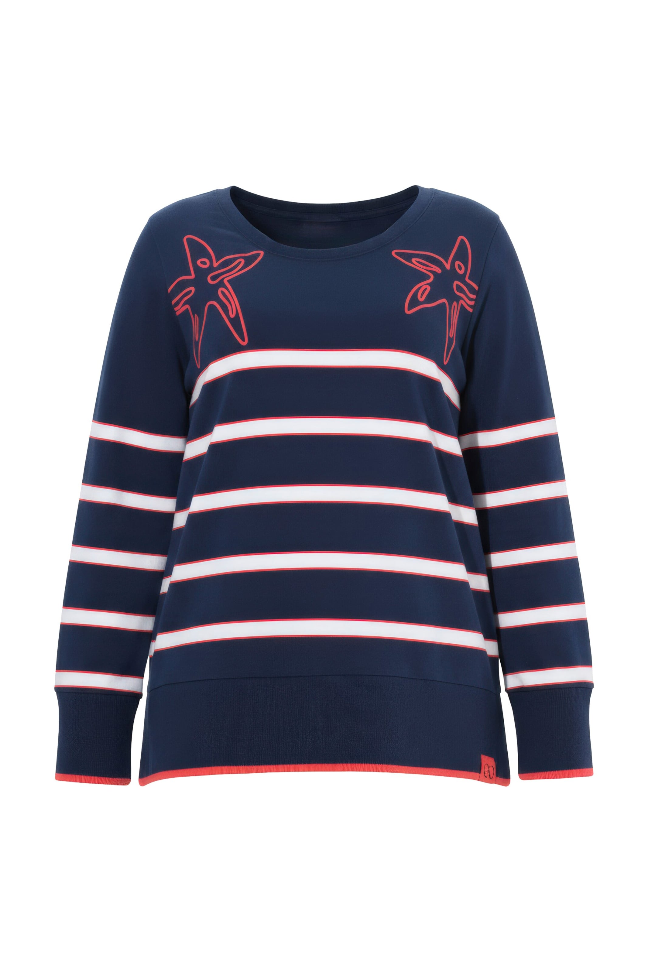 LAURASØN Sweatshirt in Blauw: voorkant