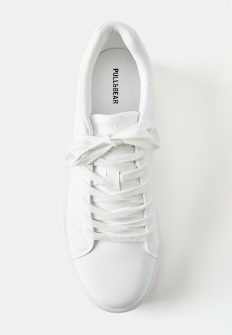 Pull&Bear Platform trainers in White