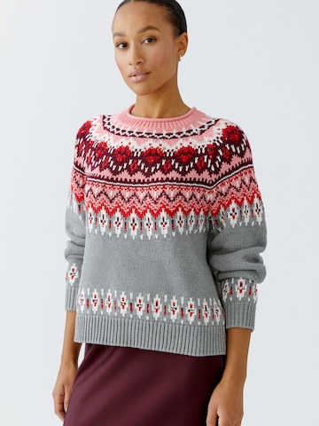 OUI Pullover in Grau: Vorderseite